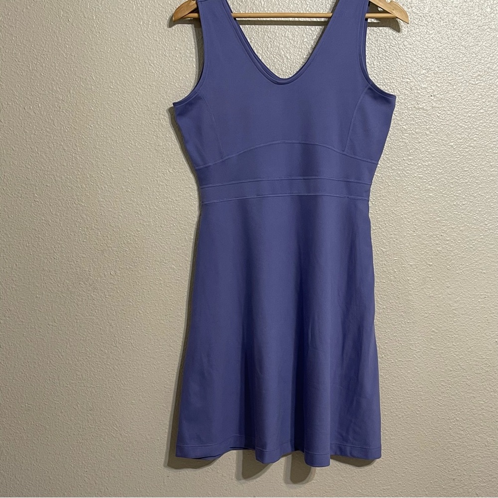 Title Nine Dress Womens Medium Purple Active Fit Flare Pockets‎ Athletic